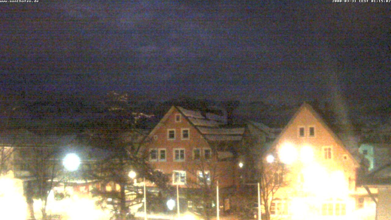 Archiv Foto Webcam Rathausplatz in Sonthofen
