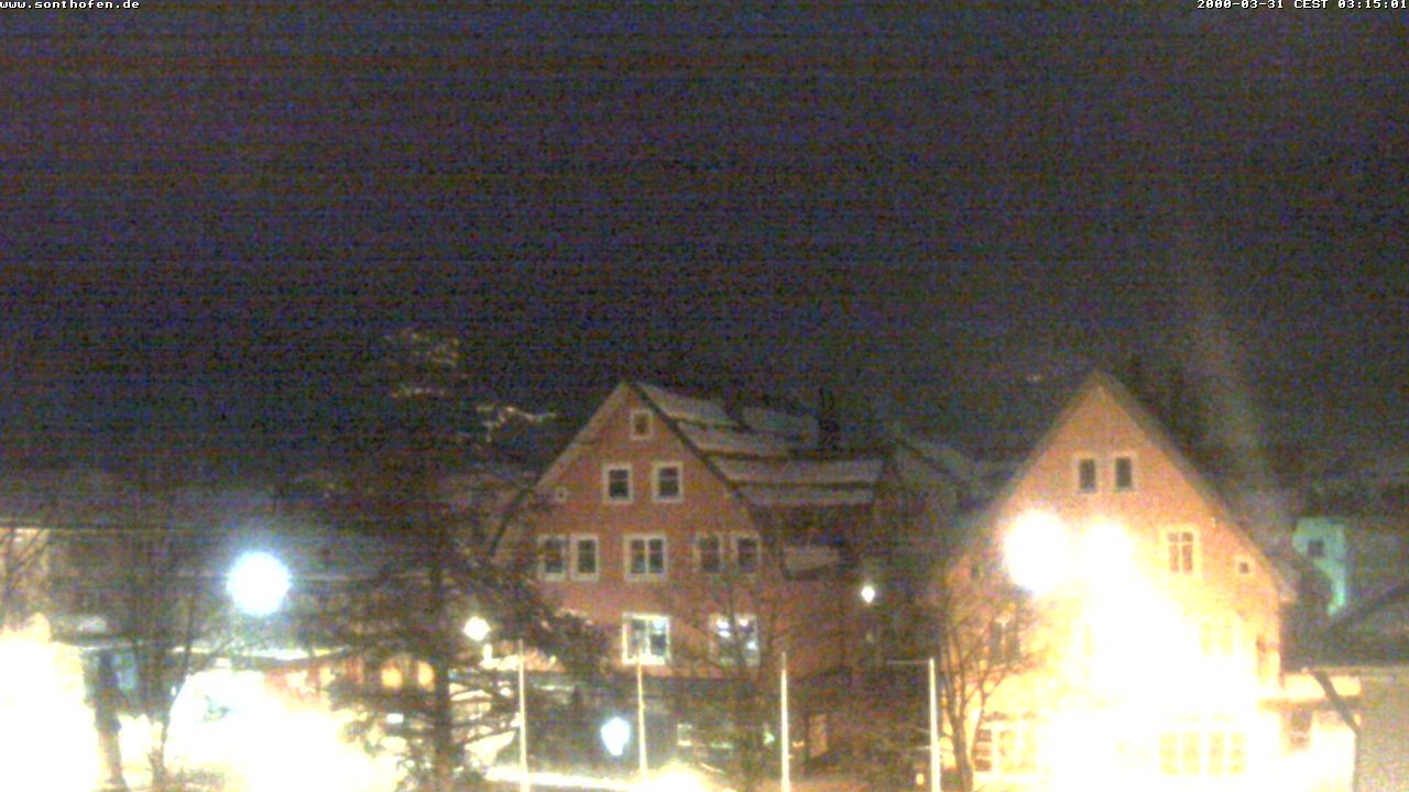 Archiv Foto Webcam Rathausplatz in Sonthofen