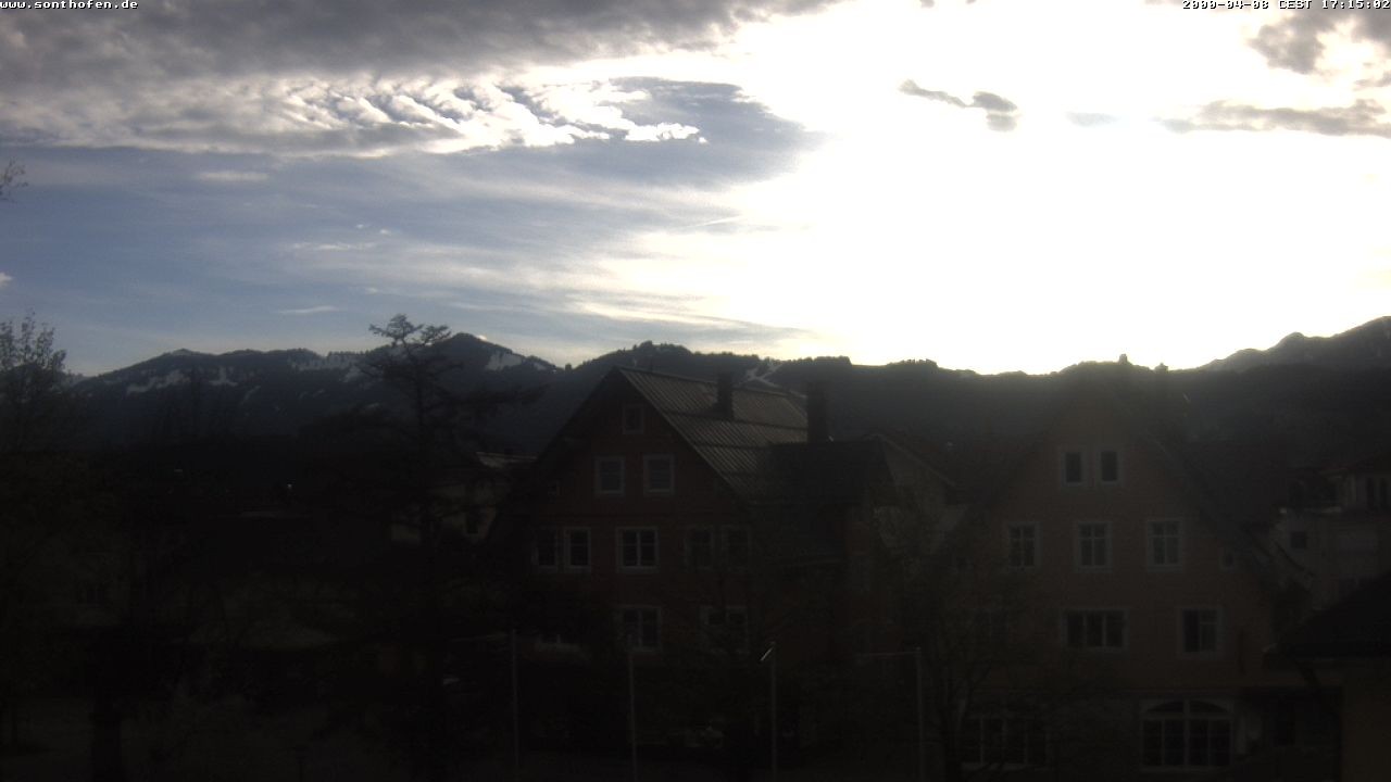 Archiv Foto Webcam Rathausplatz in Sonthofen
