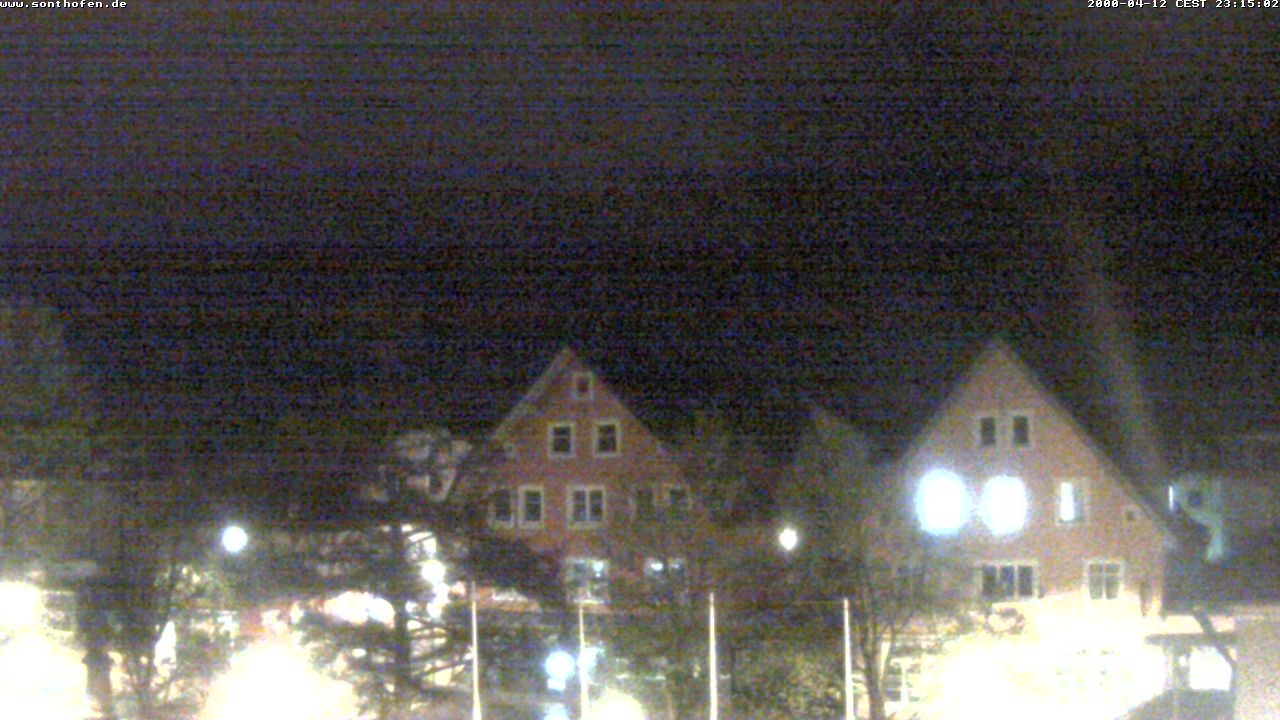 Archiv Foto Webcam Rathausplatz in Sonthofen