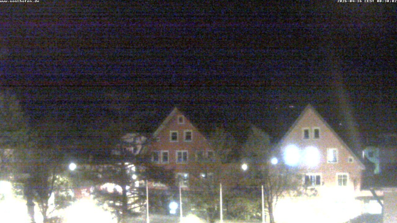 Archiv Foto Webcam Rathausplatz in Sonthofen