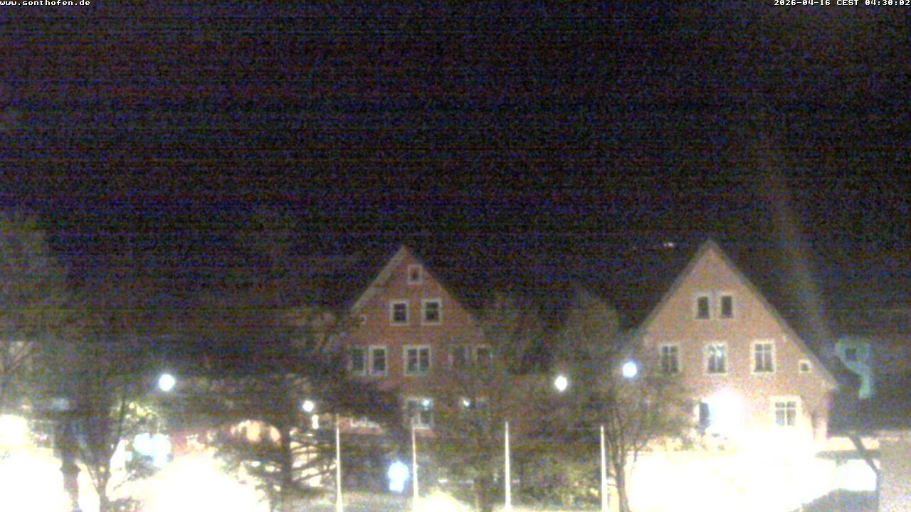 Archiv Foto Webcam Rathausplatz in Sonthofen