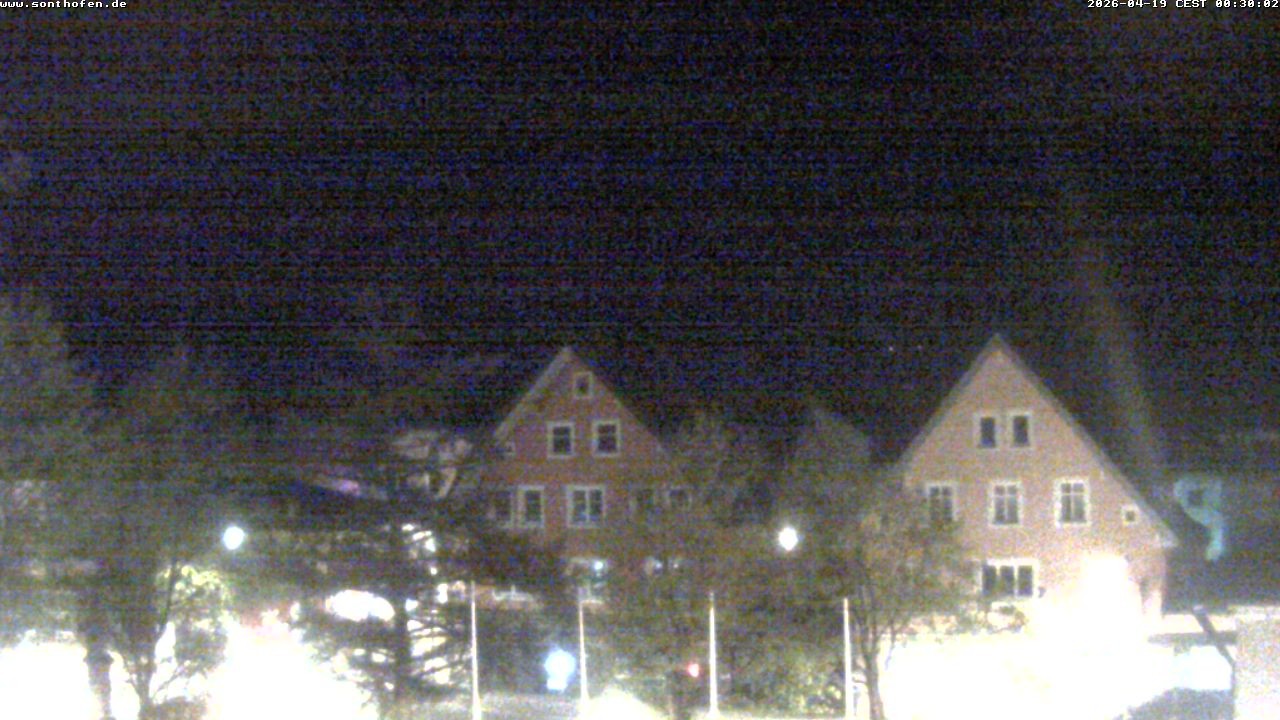 Archiv Foto Webcam Rathausplatz in Sonthofen