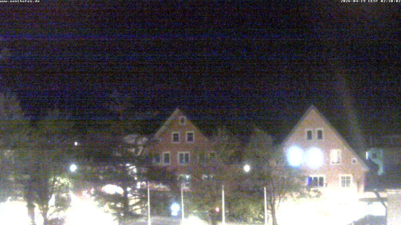 Archiv Foto Webcam Rathausplatz in Sonthofen