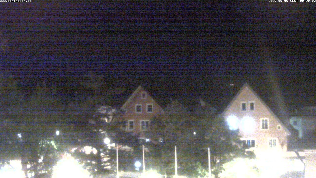 Archiv Foto Webcam Rathausplatz in Sonthofen