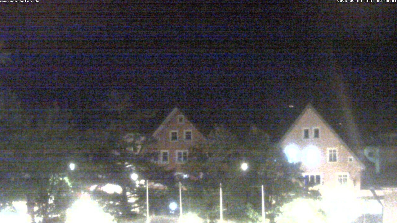 Archiv Foto Webcam Rathausplatz in Sonthofen