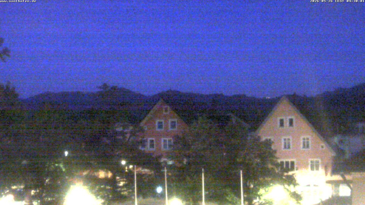 Archiv Foto Webcam Rathausplatz in Sonthofen