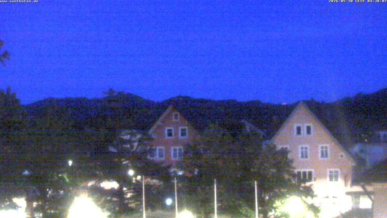 Archived image Webcam Town Hall Square of Sonthofen