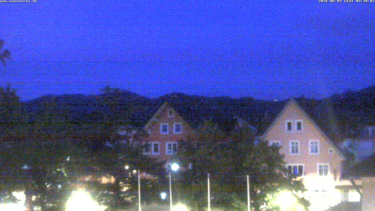 Archiv Foto Webcam Rathausplatz in Sonthofen