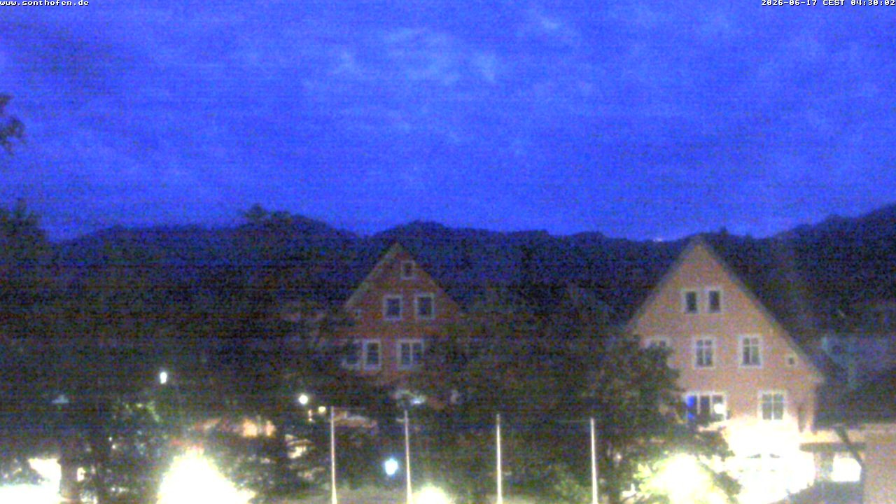 Archiv Foto Webcam Rathausplatz in Sonthofen
