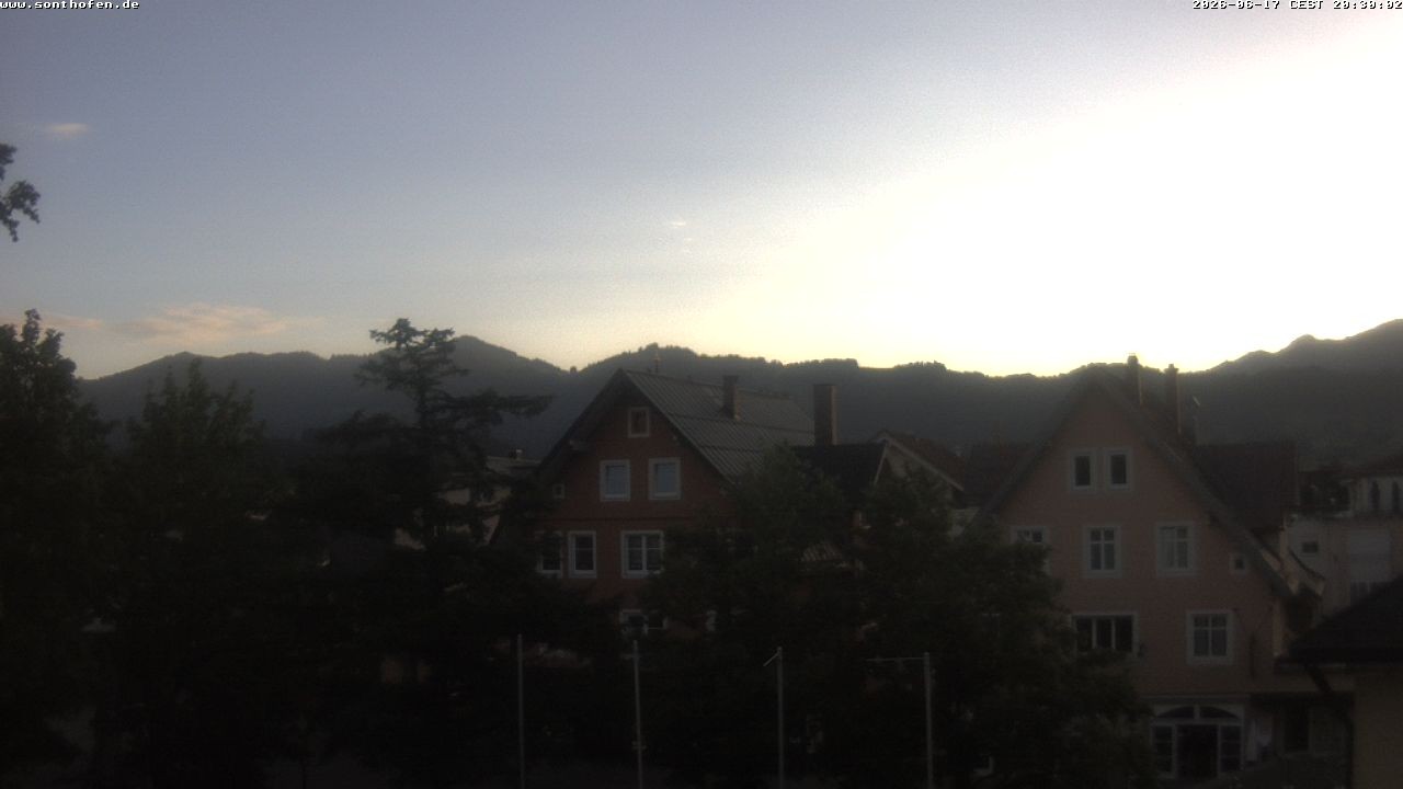 Archiv Foto Webcam Rathausplatz in Sonthofen