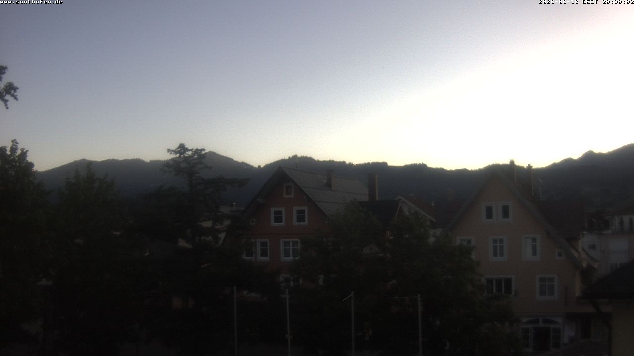 Archiv Foto Webcam Rathausplatz in Sonthofen