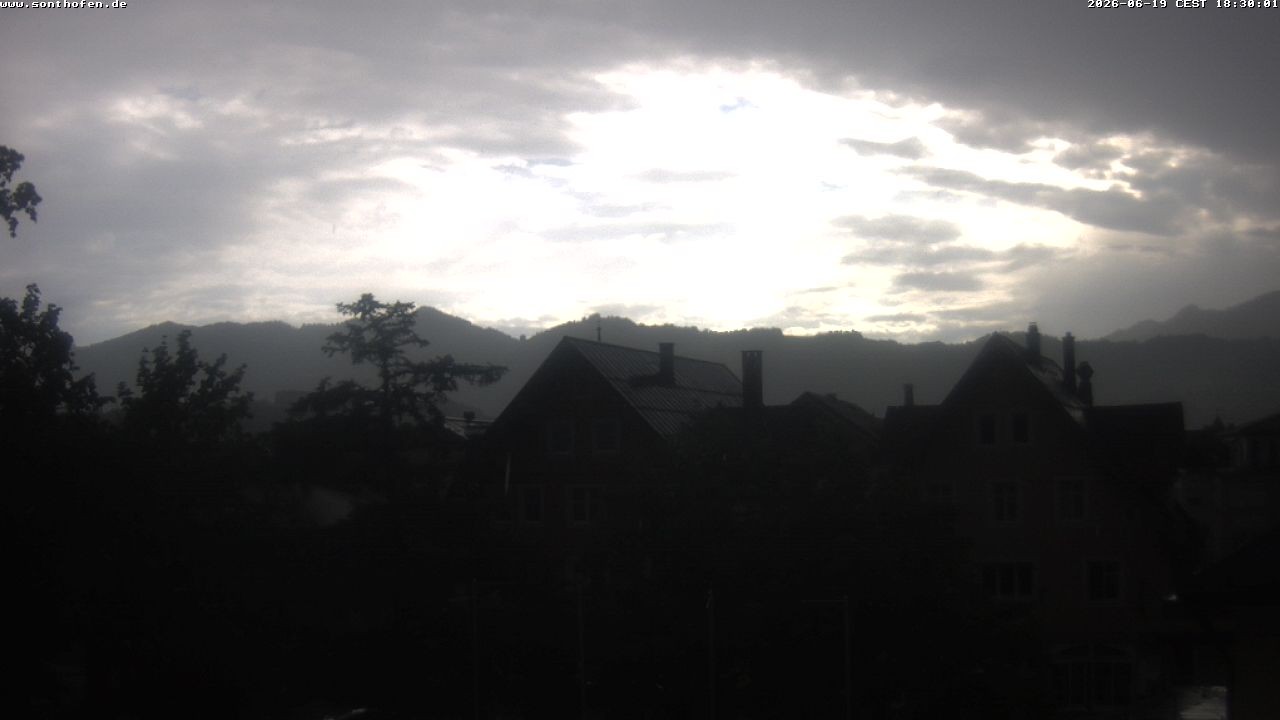 Archiv Foto Webcam Rathausplatz in Sonthofen