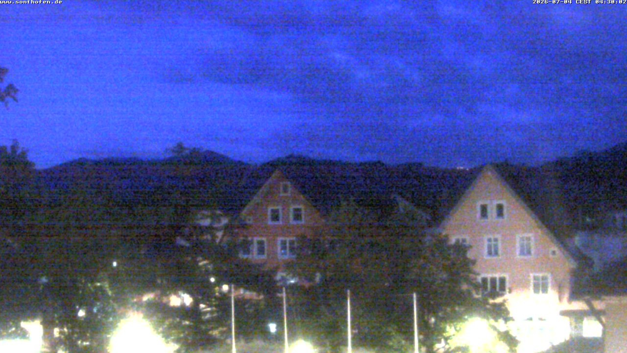 Archiv Foto Webcam Rathausplatz in Sonthofen