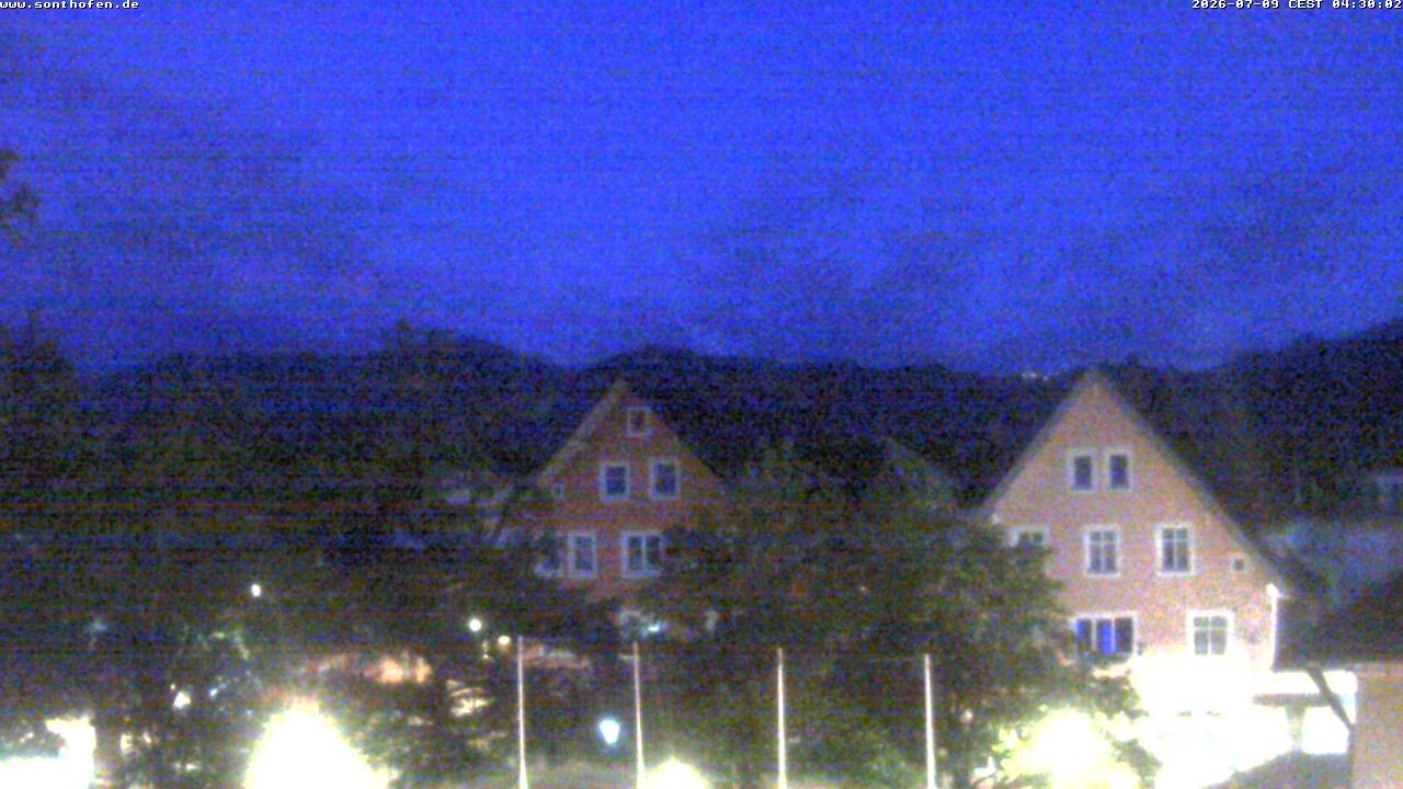 Archiv Foto Webcam Rathausplatz in Sonthofen