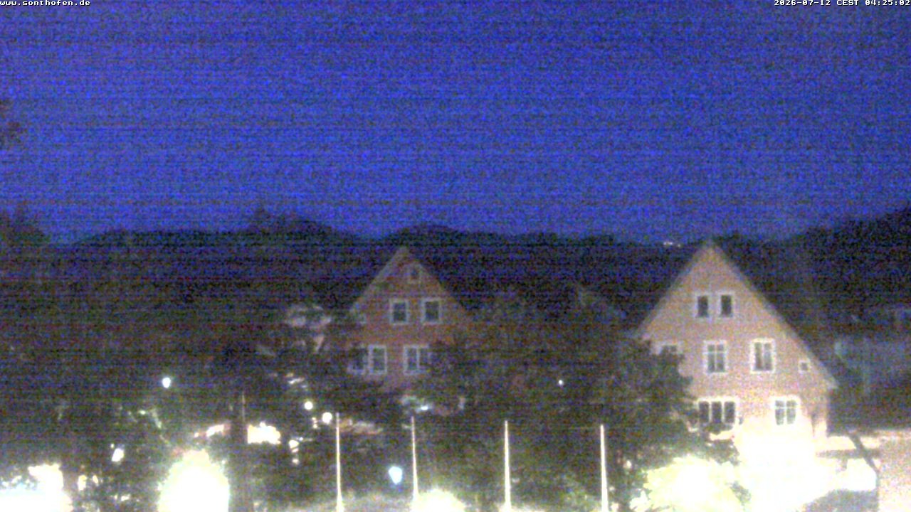 Archived image Webcam Town Hall Square of Sonthofen