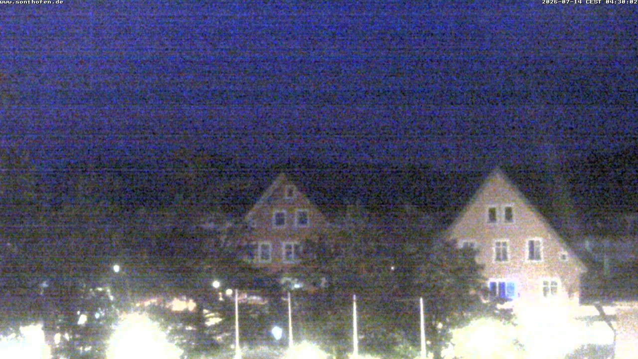 Archiv Foto Webcam Rathausplatz in Sonthofen