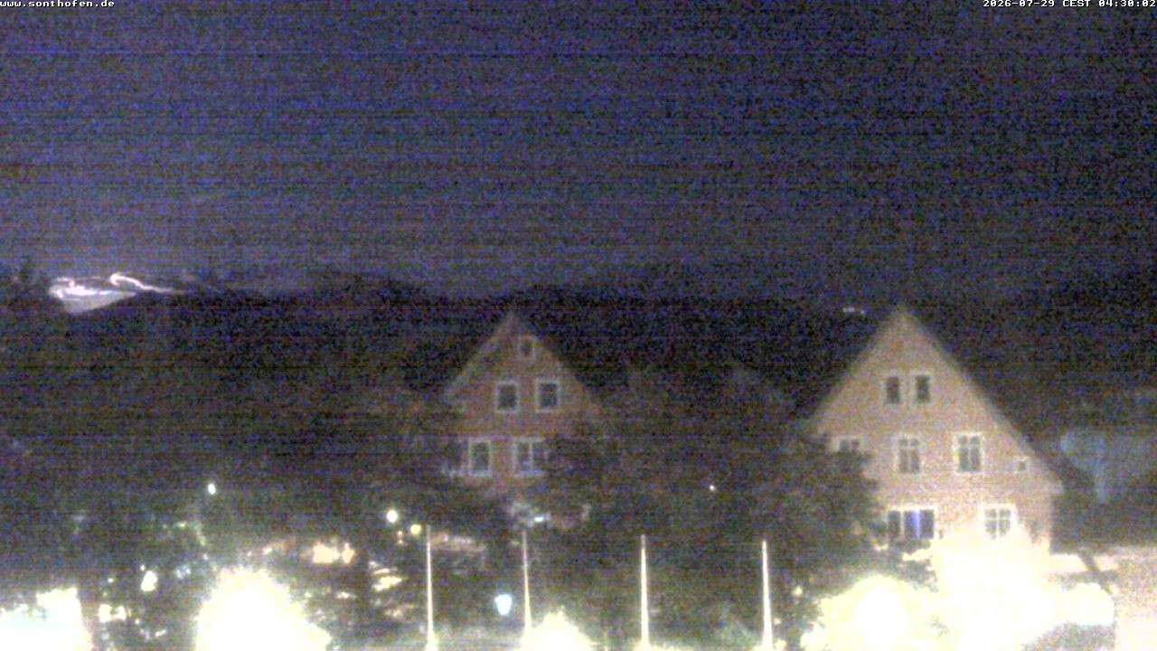 Archiv Foto Webcam Rathausplatz in Sonthofen