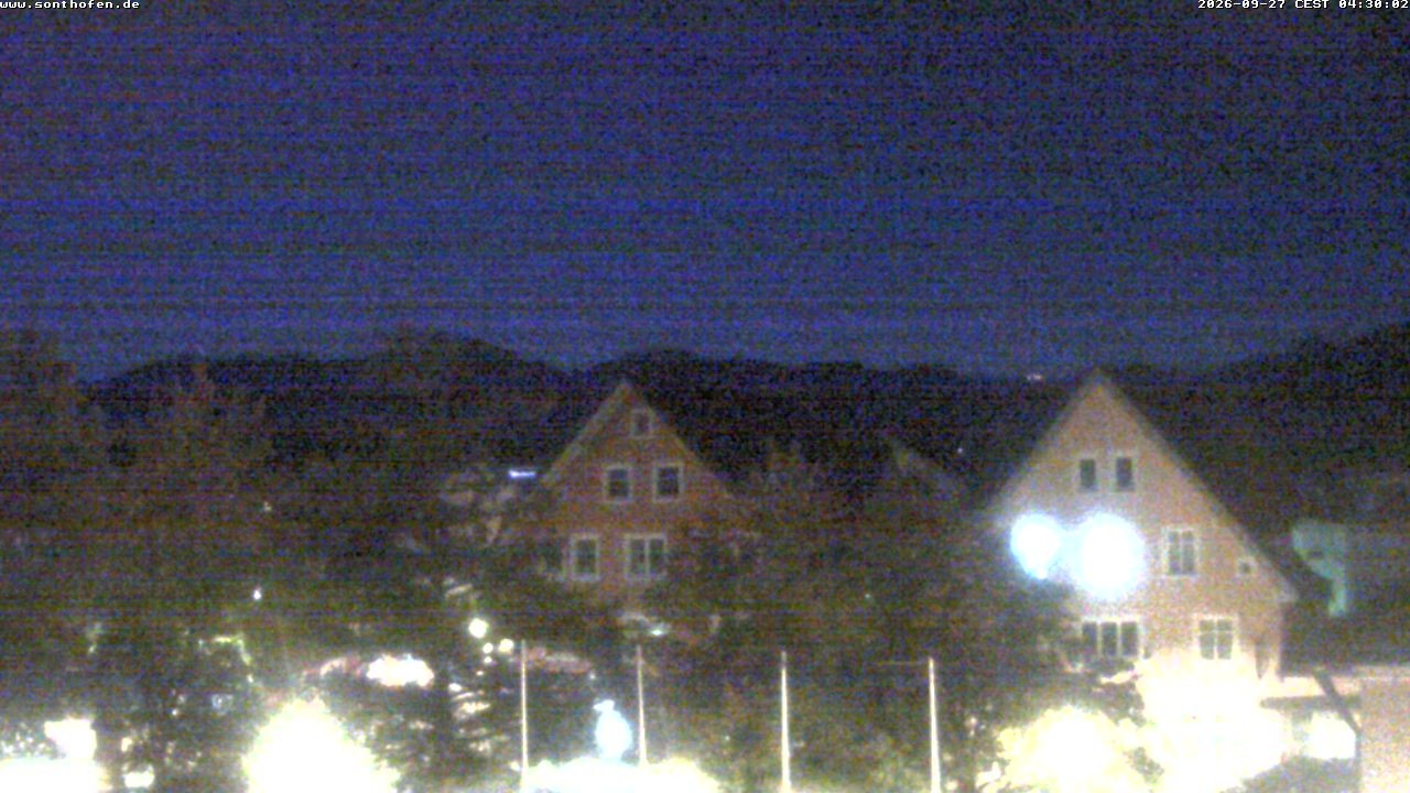 Archiv Foto Webcam Rathausplatz in Sonthofen