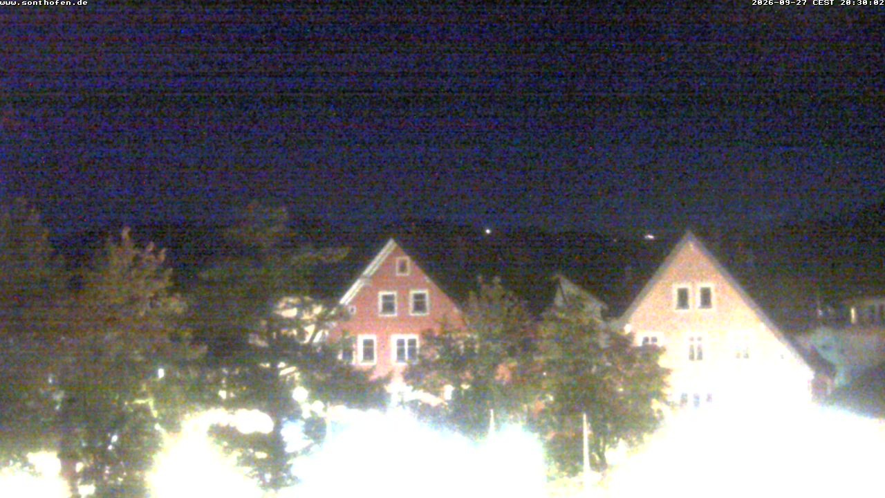 Archived image Webcam Town Hall Square of Sonthofen