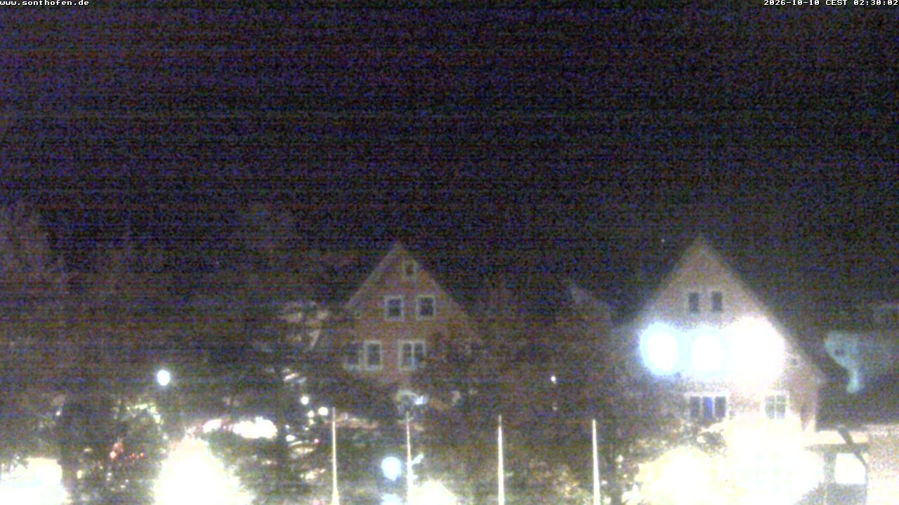 Archived image Webcam Town Hall Square of Sonthofen