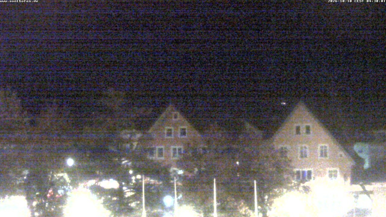 Archived image Webcam Town Hall Square of Sonthofen