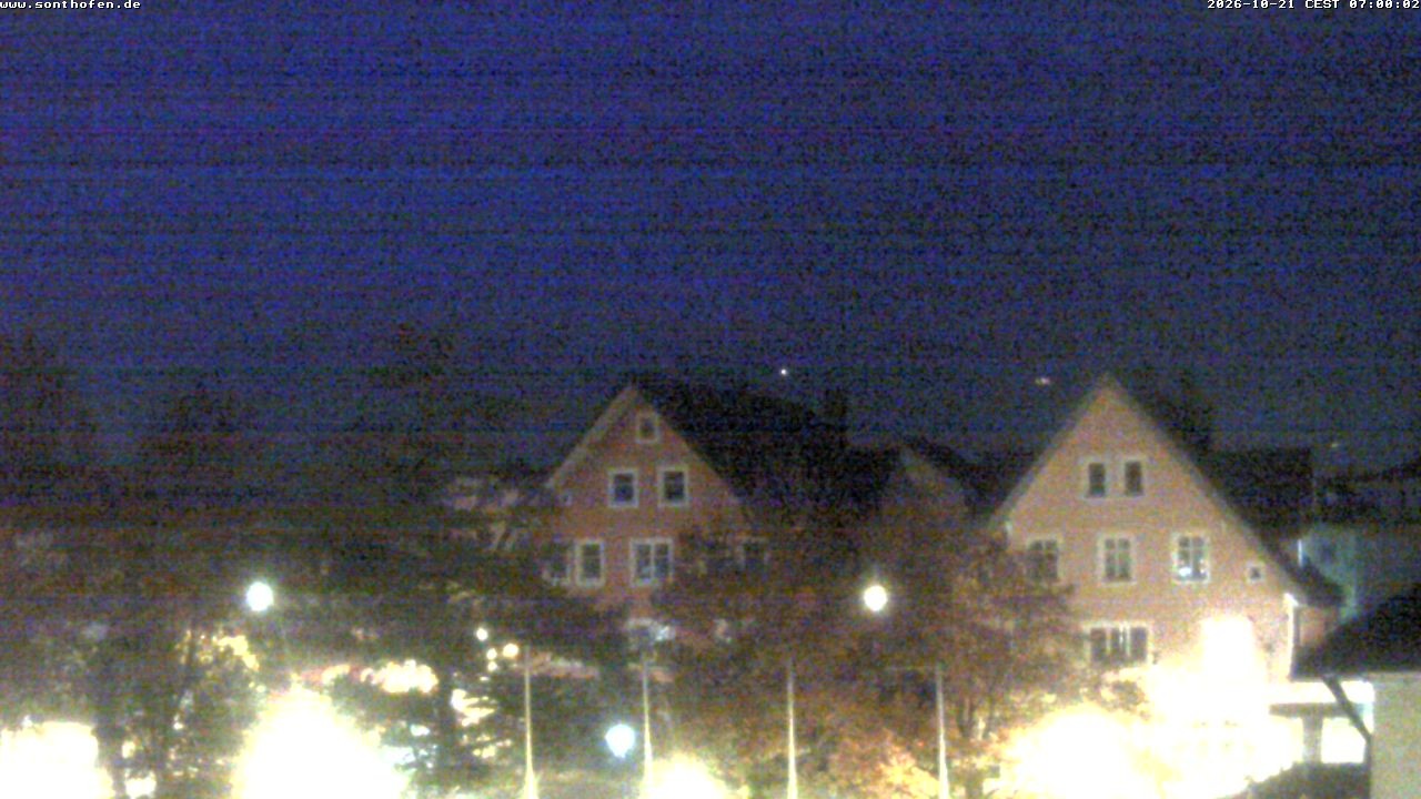 Archiv Foto Webcam Rathausplatz in Sonthofen