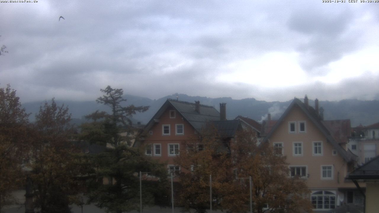 Archiv Foto Webcam Rathausplatz in Sonthofen