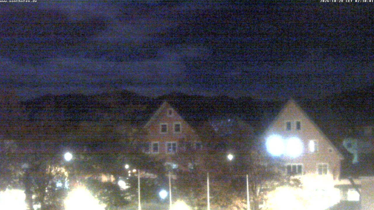 Archiv Foto Webcam Rathausplatz in Sonthofen