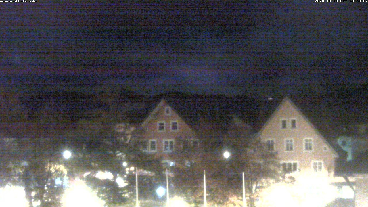Archiv Foto Webcam Rathausplatz in Sonthofen