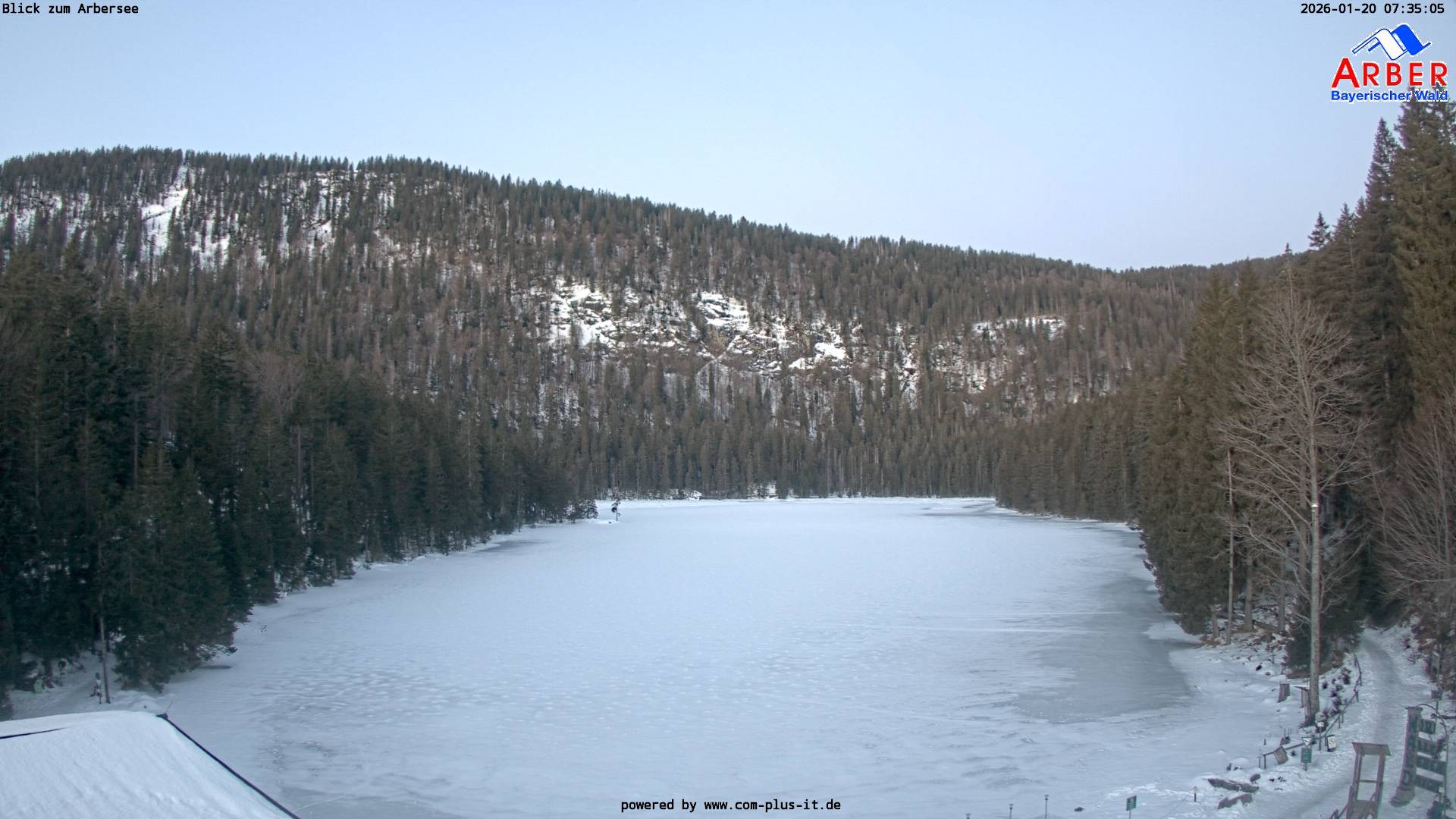 Archiv Foto Webcam Großer Arbersee - Bayerischer Wald