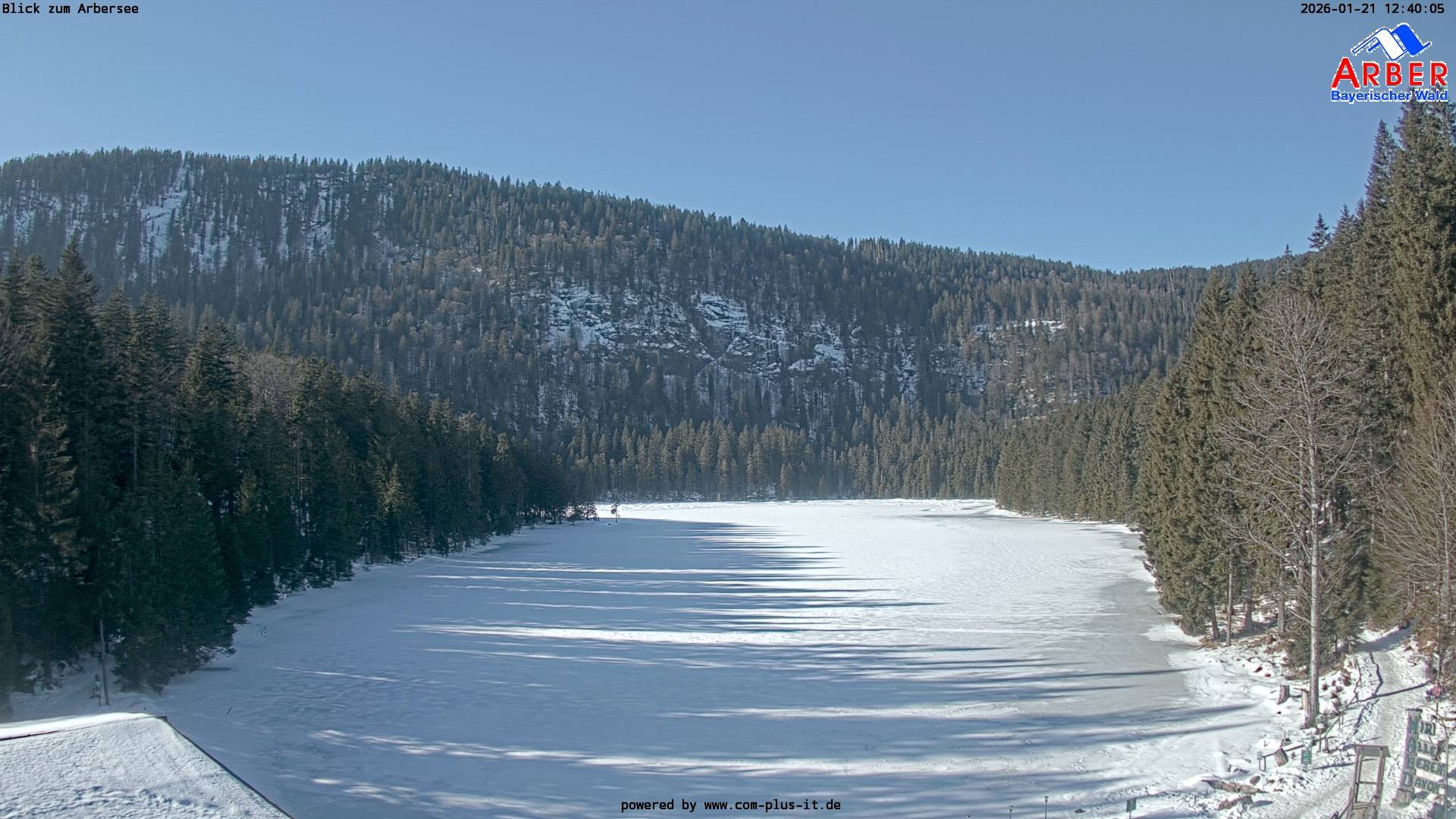 Archiv Foto Webcam Großer Arbersee - Bayerischer Wald