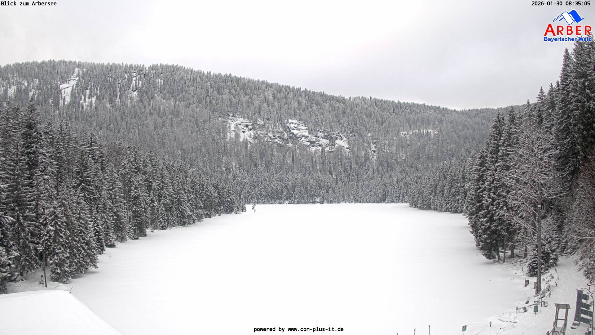 Archiv Foto Webcam Großer Arbersee - Bayerischer Wald