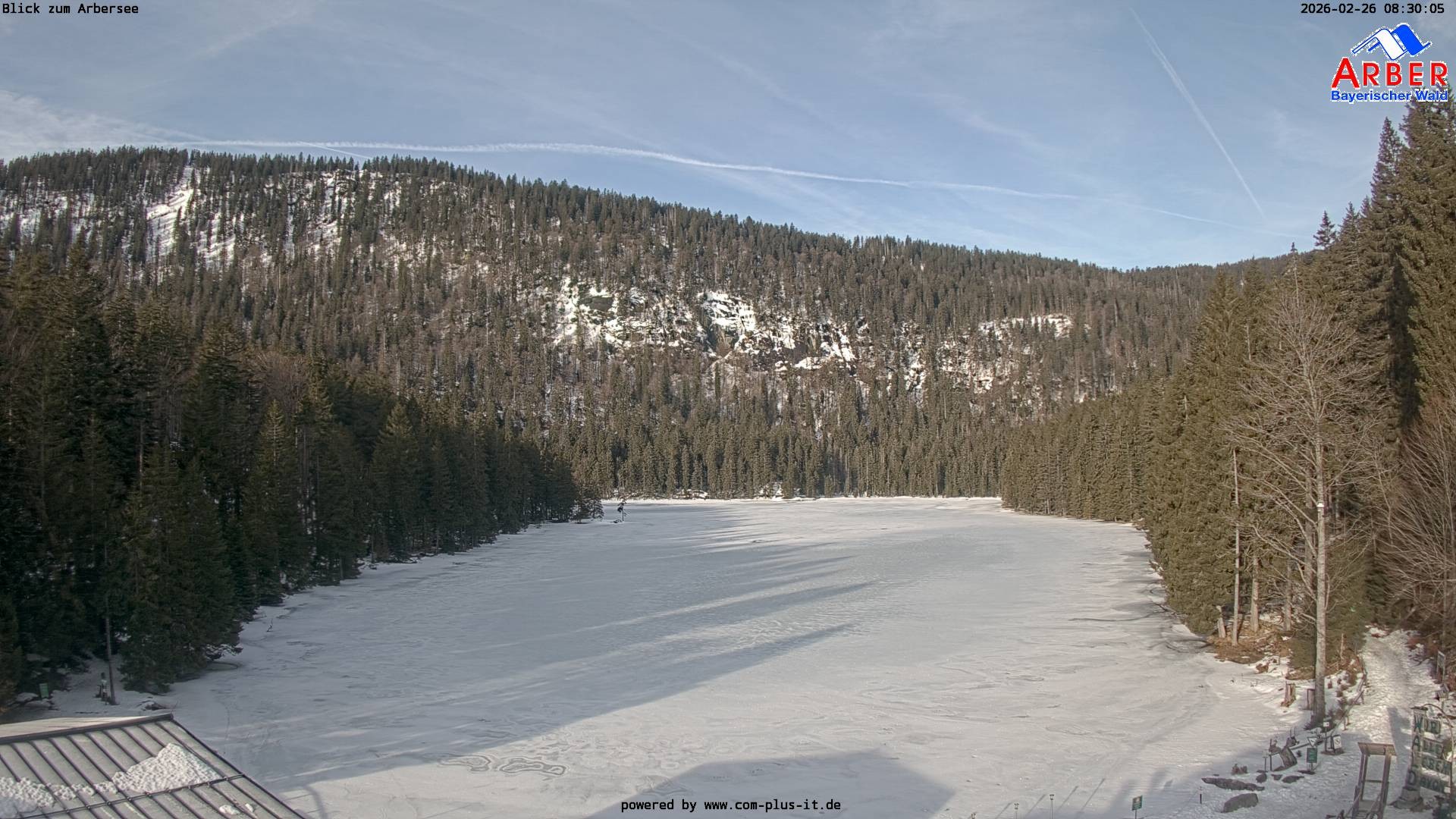 Archived image Webcam Lake "Großer Arbersee" (Bavarian Forest)