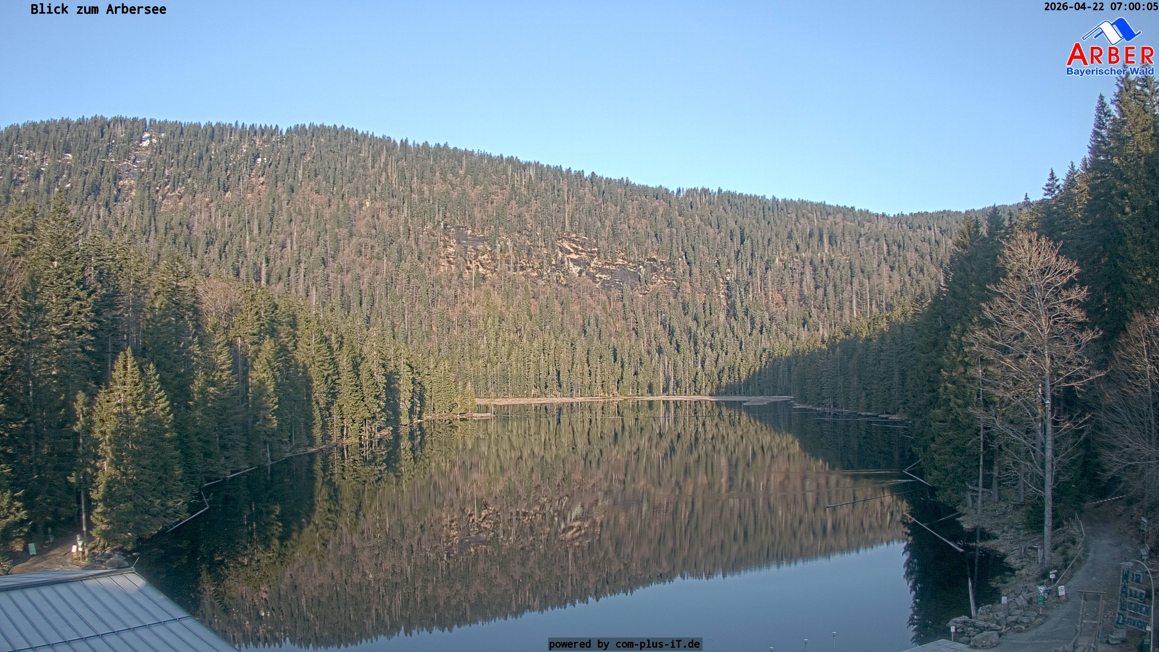 Archiv Foto Webcam Großer Arbersee - Bayerischer Wald