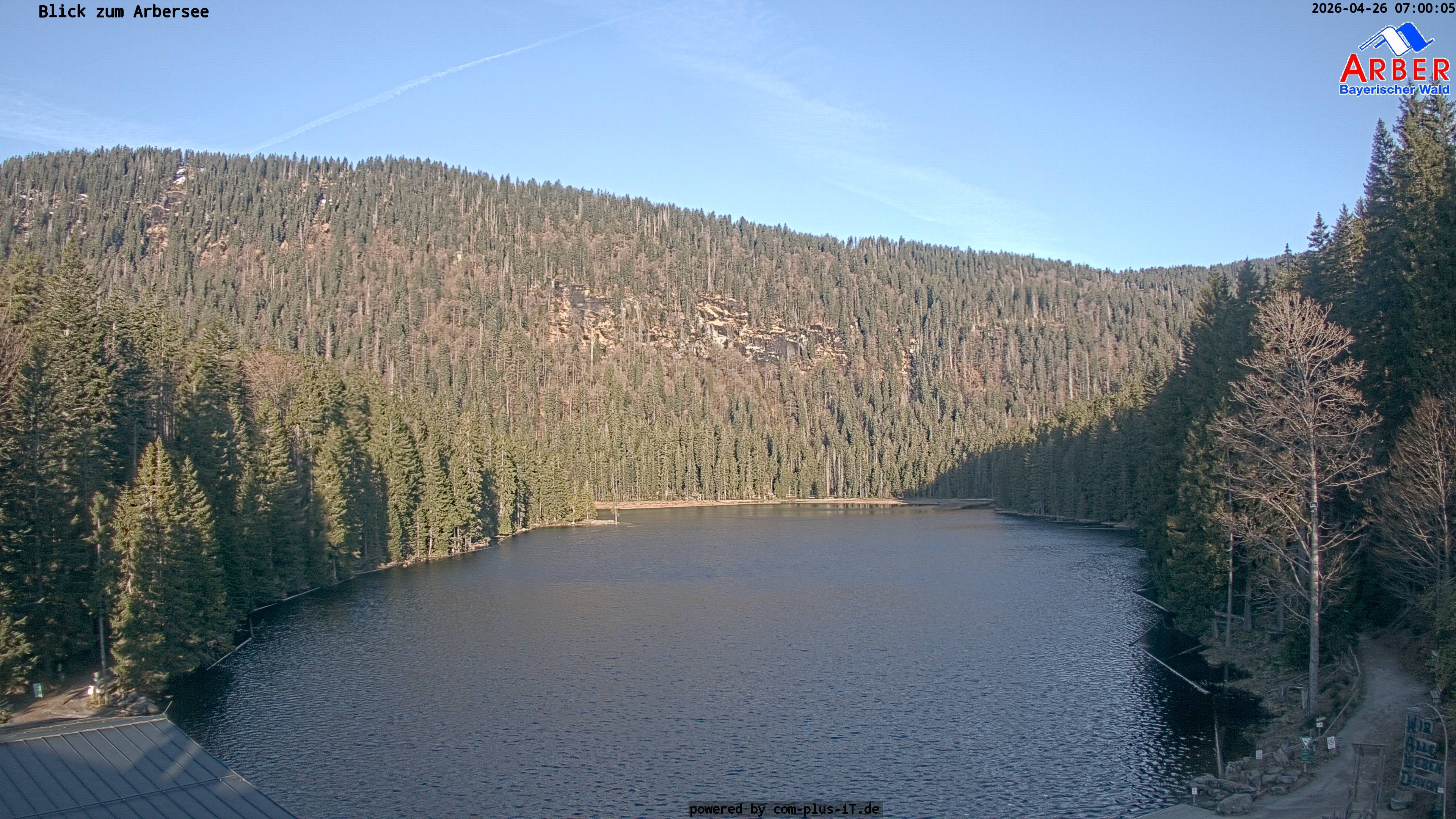 Archiv Foto Webcam Großer Arbersee - Bayerischer Wald