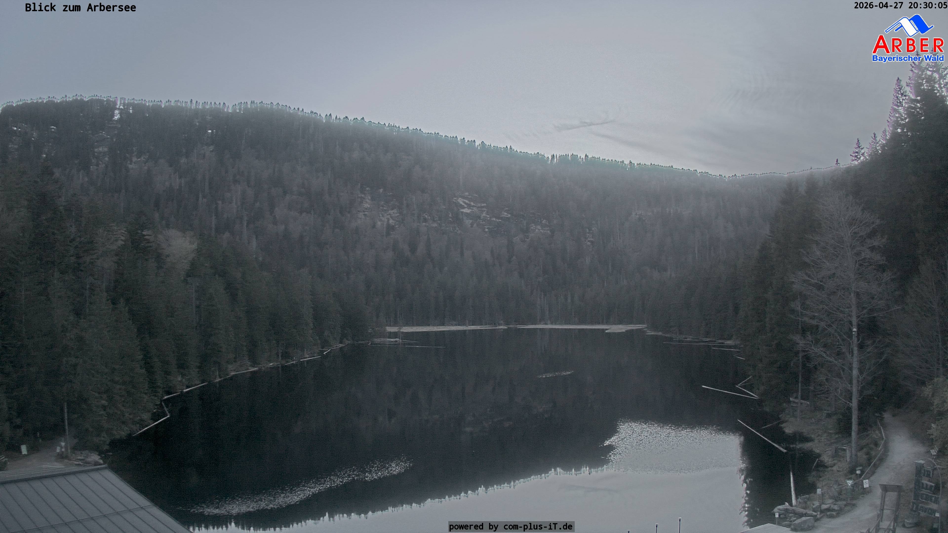 Archived image Webcam Lake "Großer Arbersee" (Bavarian Forest)
