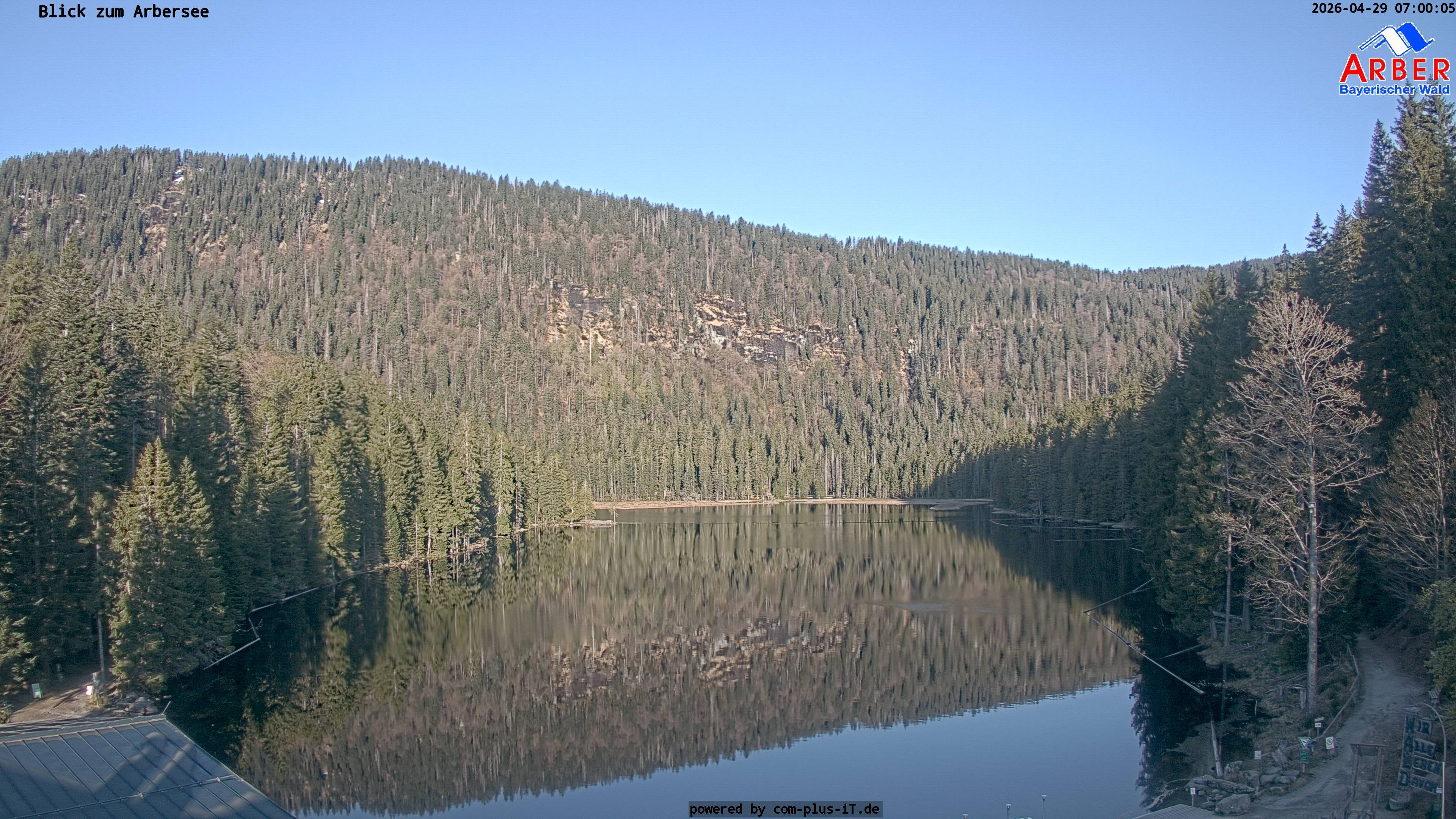 Archiv Foto Webcam Großer Arbersee - Bayerischer Wald