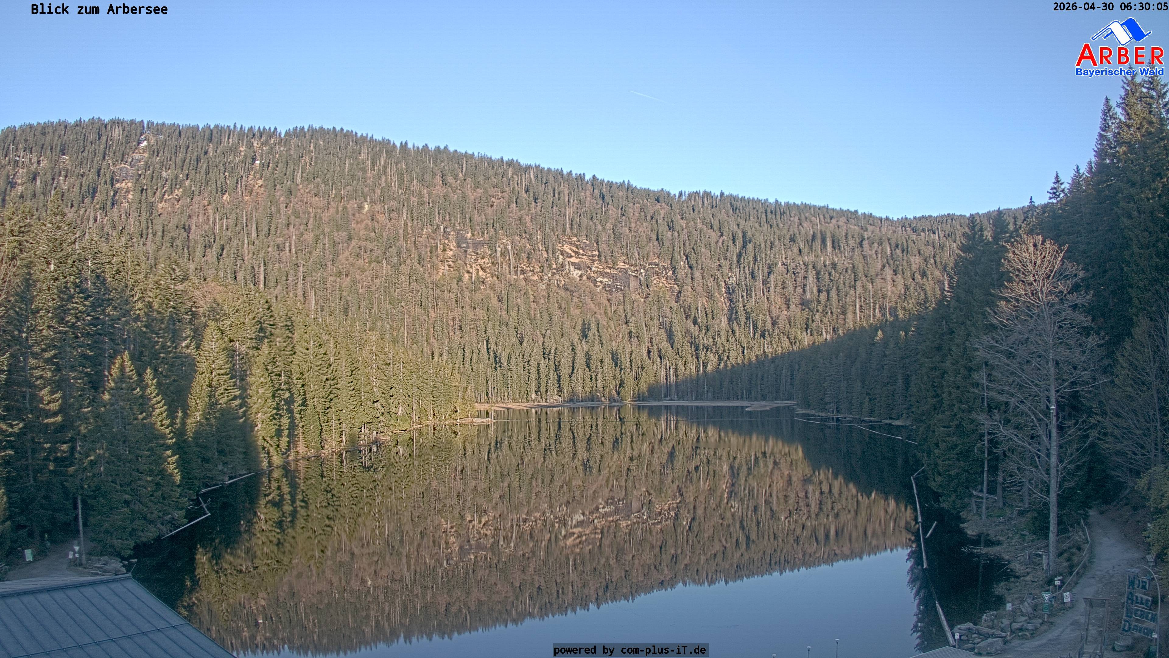 Archiv Foto Webcam Großer Arbersee - Bayerischer Wald