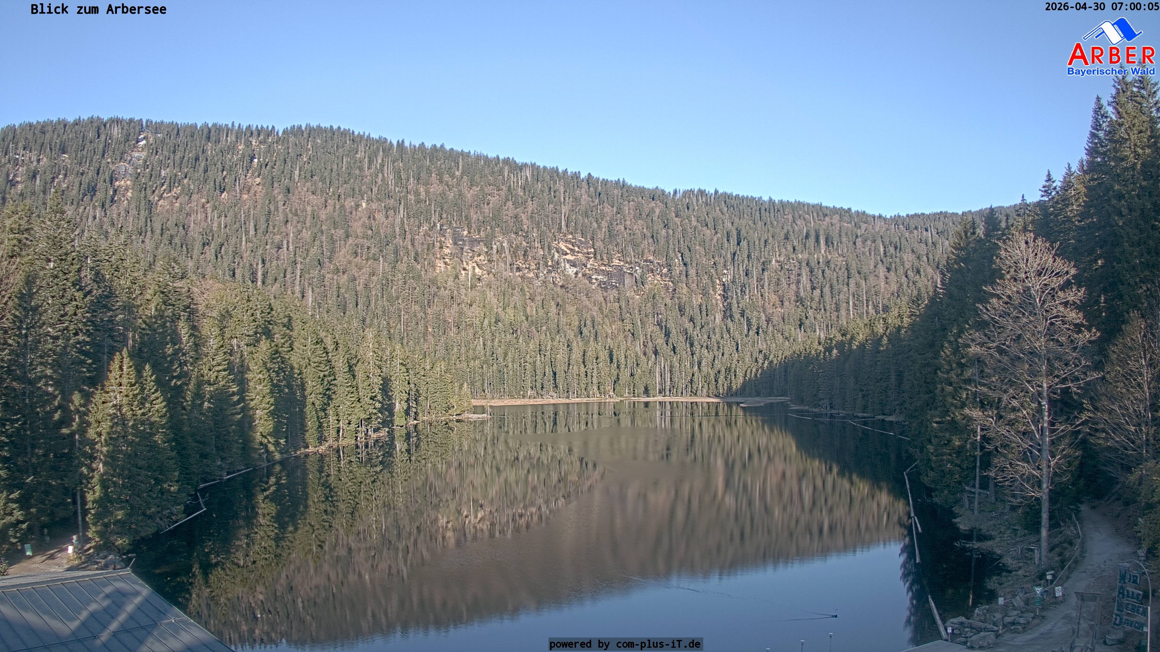 Archiv Foto Webcam Großer Arbersee - Bayerischer Wald