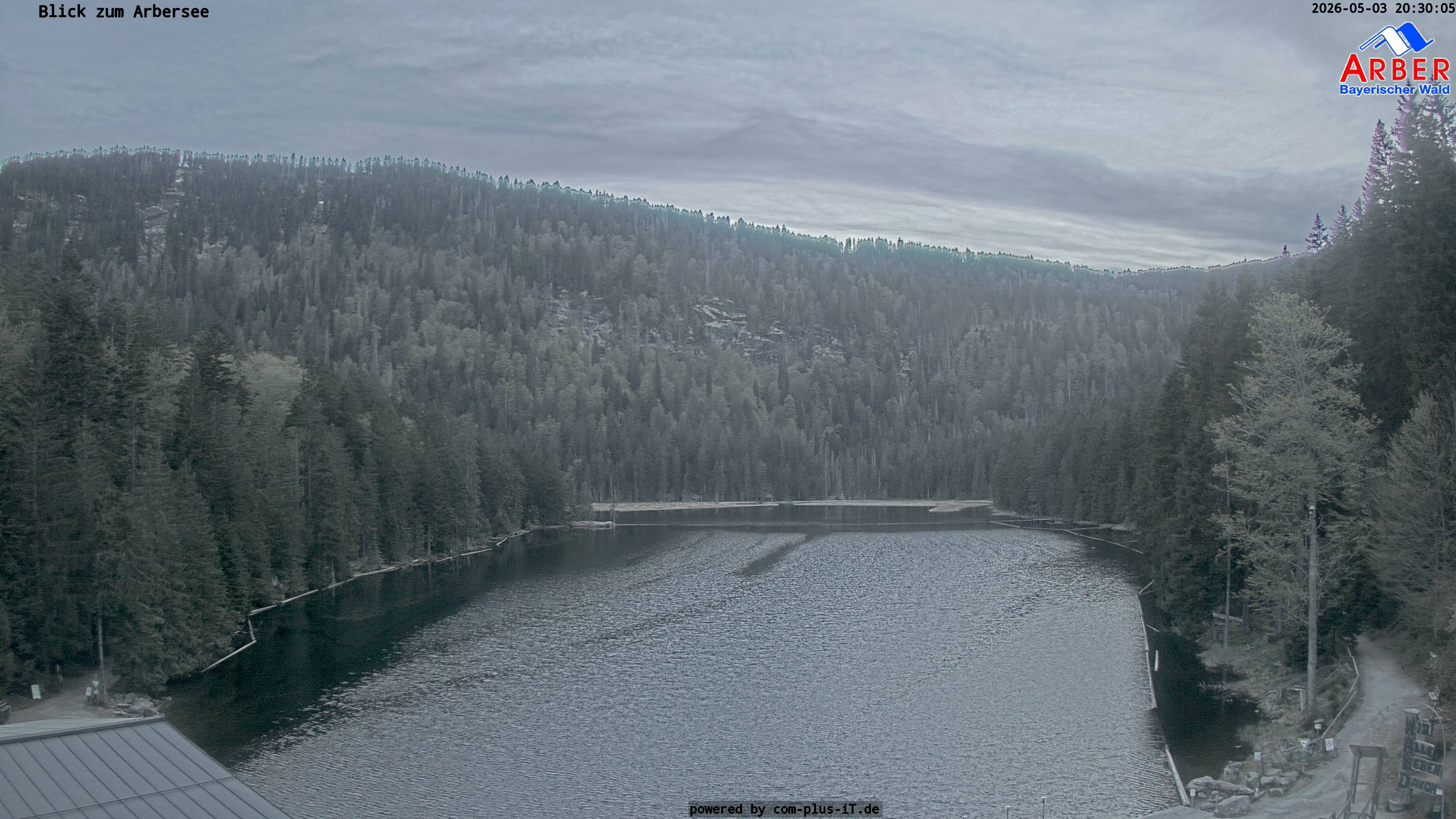Archived image Webcam Lake "Großer Arbersee" (Bavarian Forest)