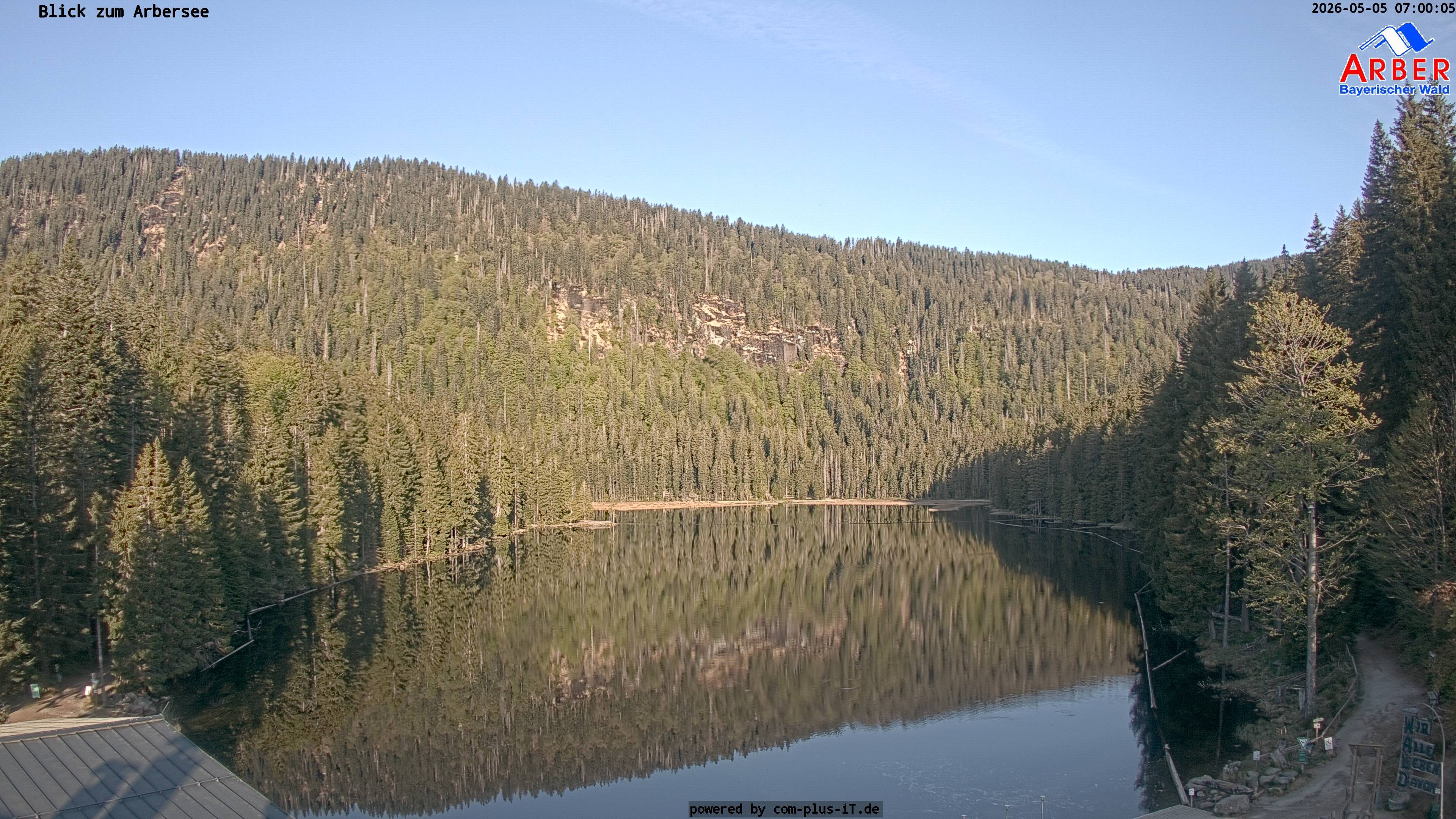 Archiv Foto Webcam Großer Arbersee - Bayerischer Wald