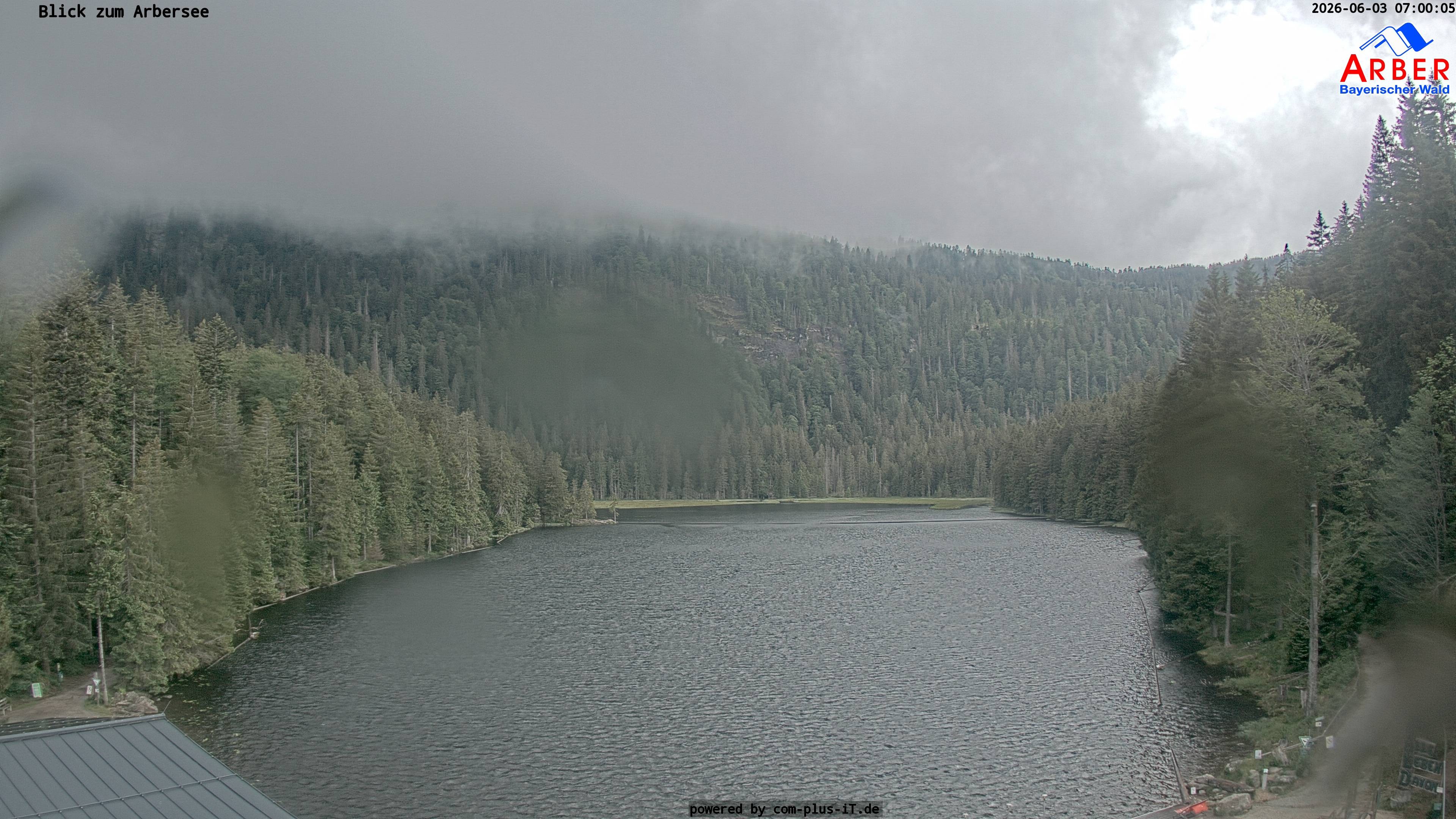 Archived image Webcam Lake "Großer Arbersee" (Bavarian Forest)