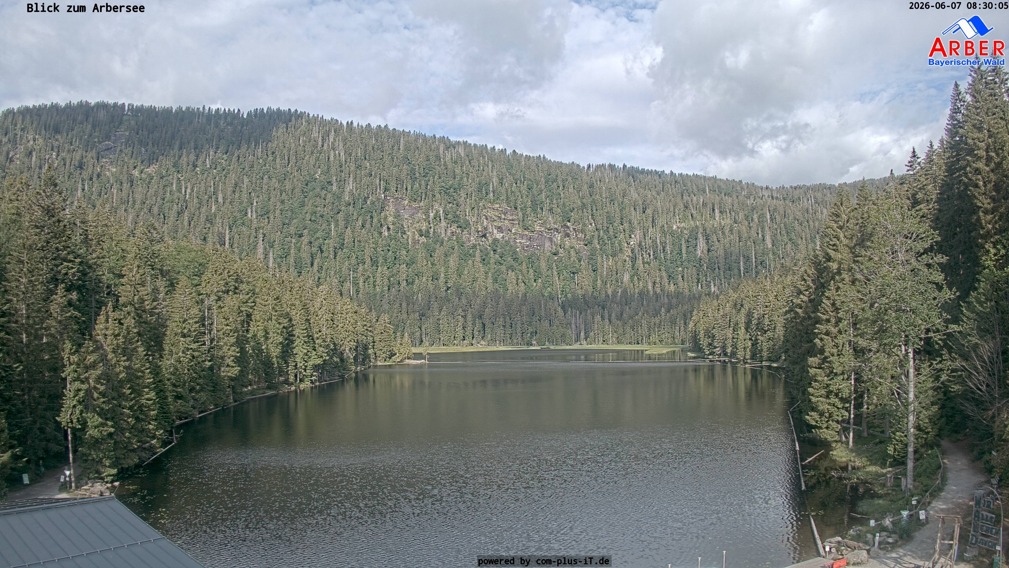 Archived image Webcam Lake "Großer Arbersee" (Bavarian Forest)