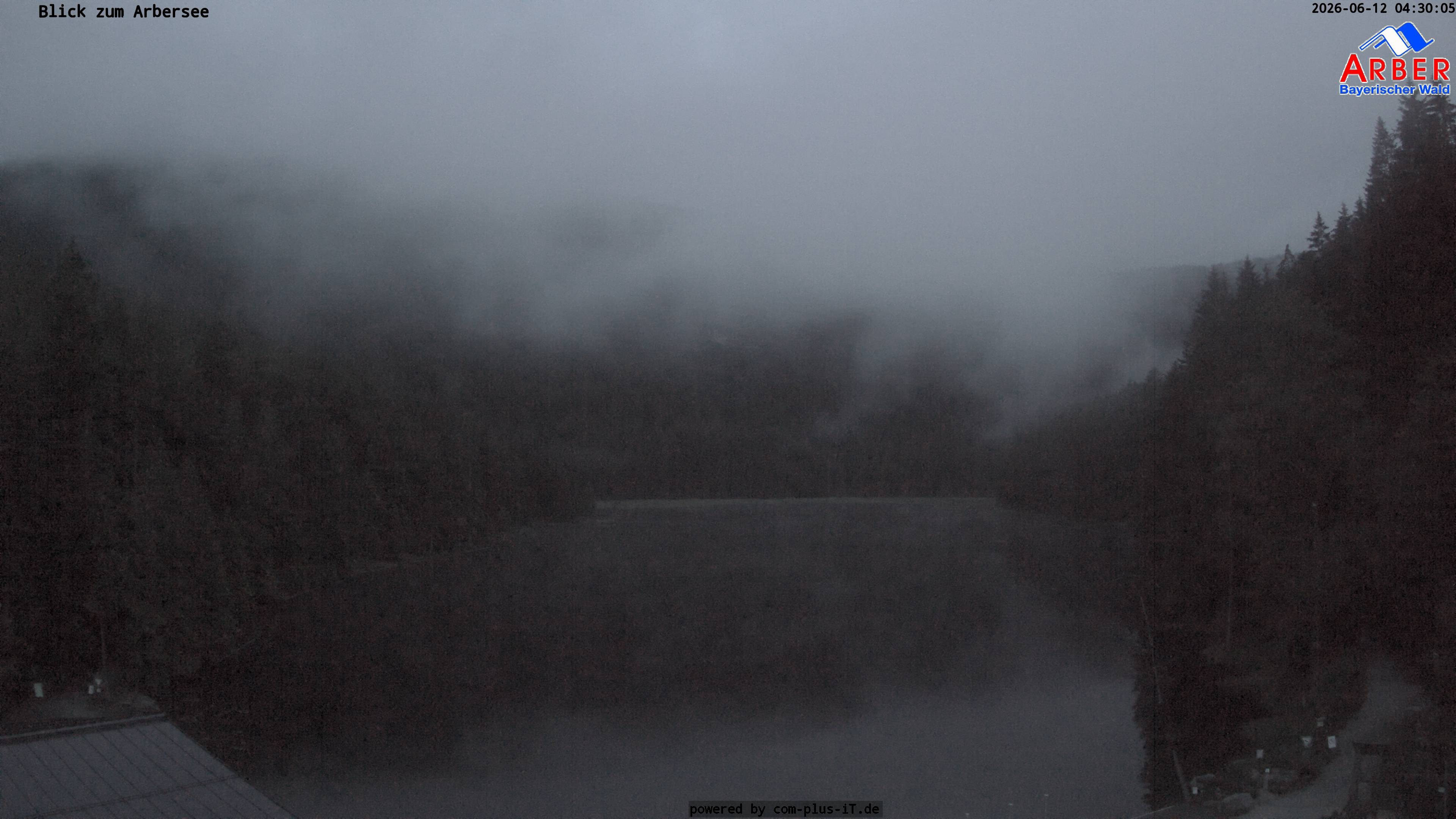Archived image Webcam Lake "Großer Arbersee" (Bavarian Forest)