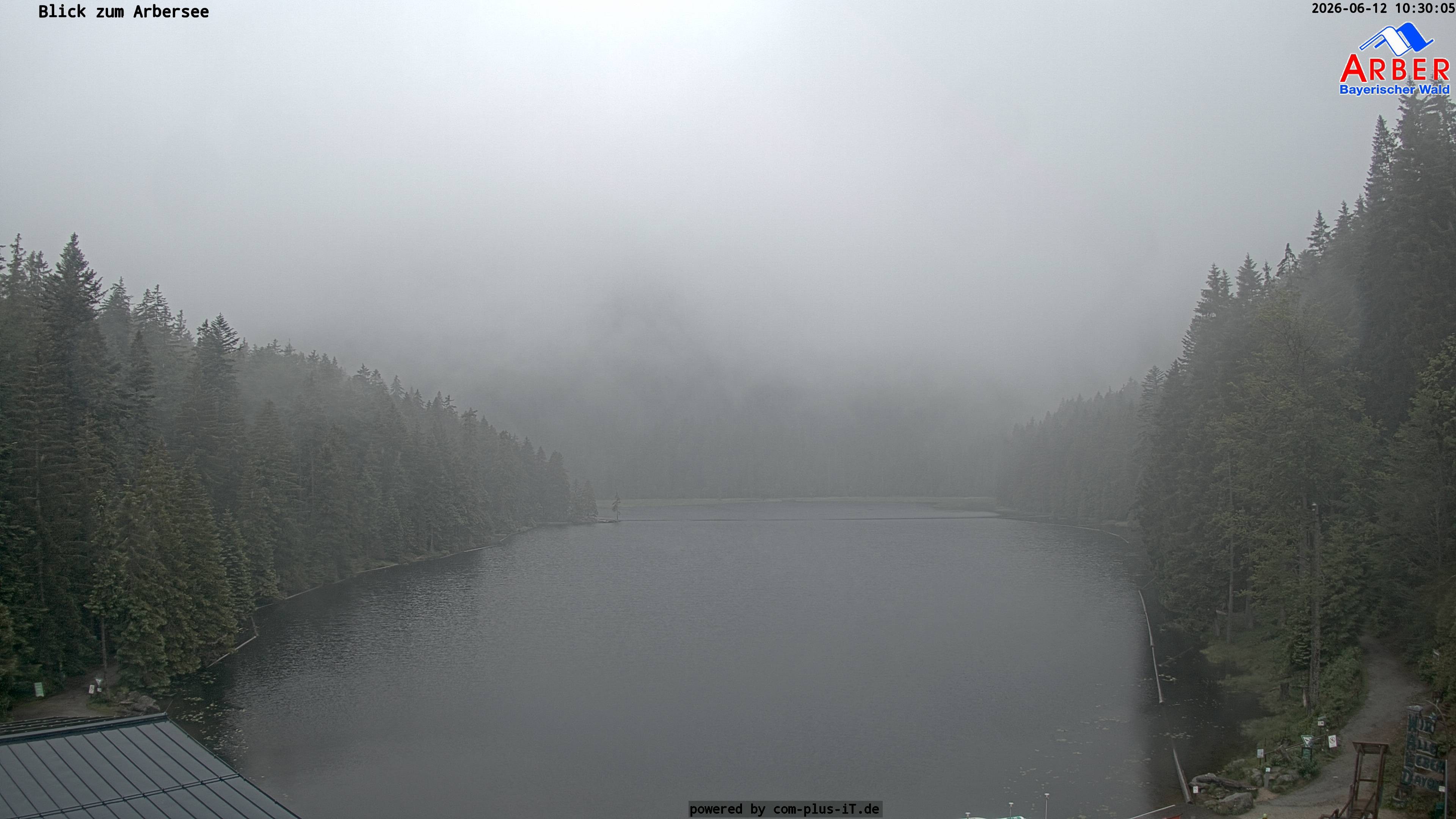 Archived image Webcam Lake "Großer Arbersee" (Bavarian Forest)