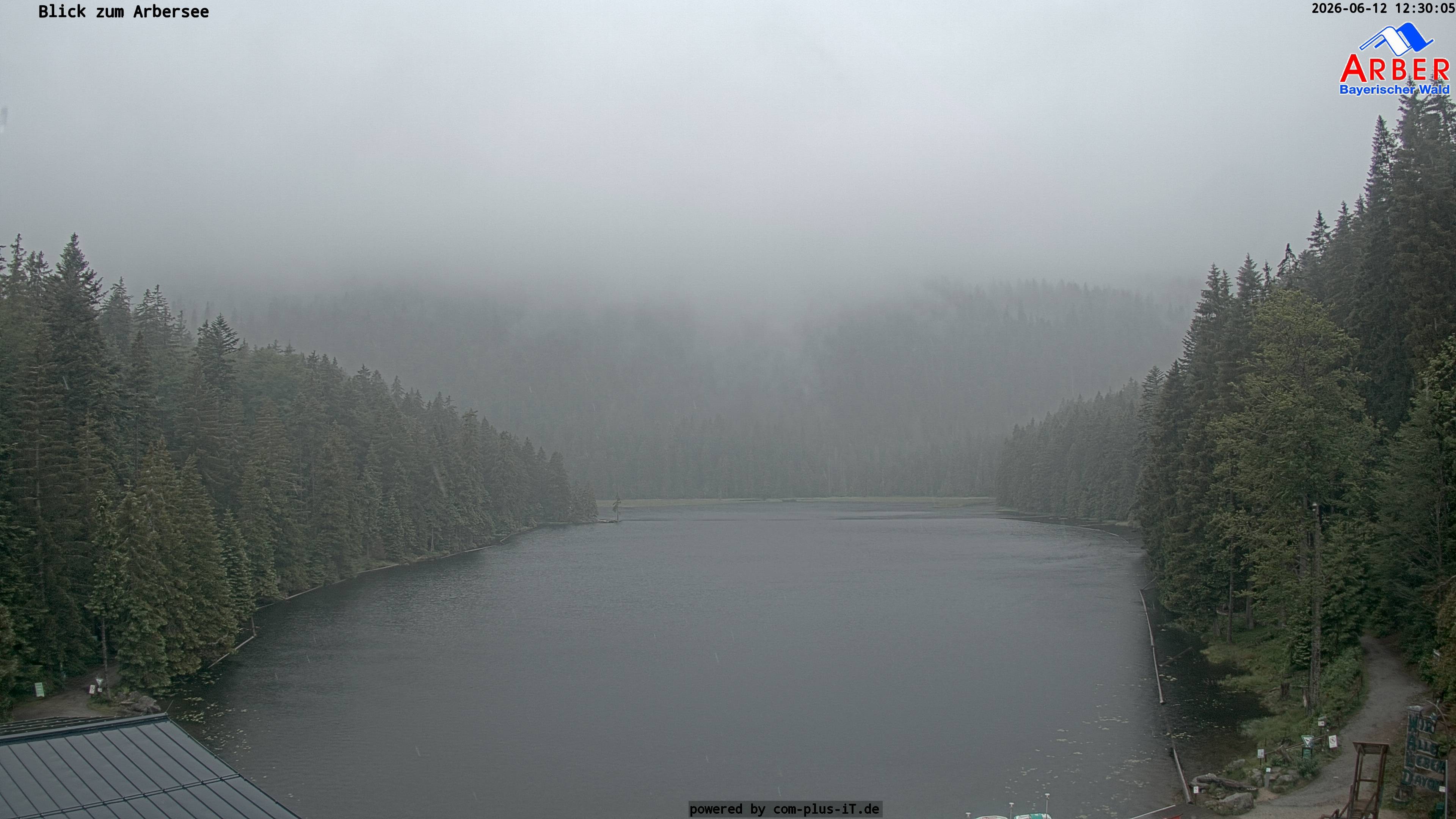 Archived image Webcam Lake "Großer Arbersee" (Bavarian Forest)