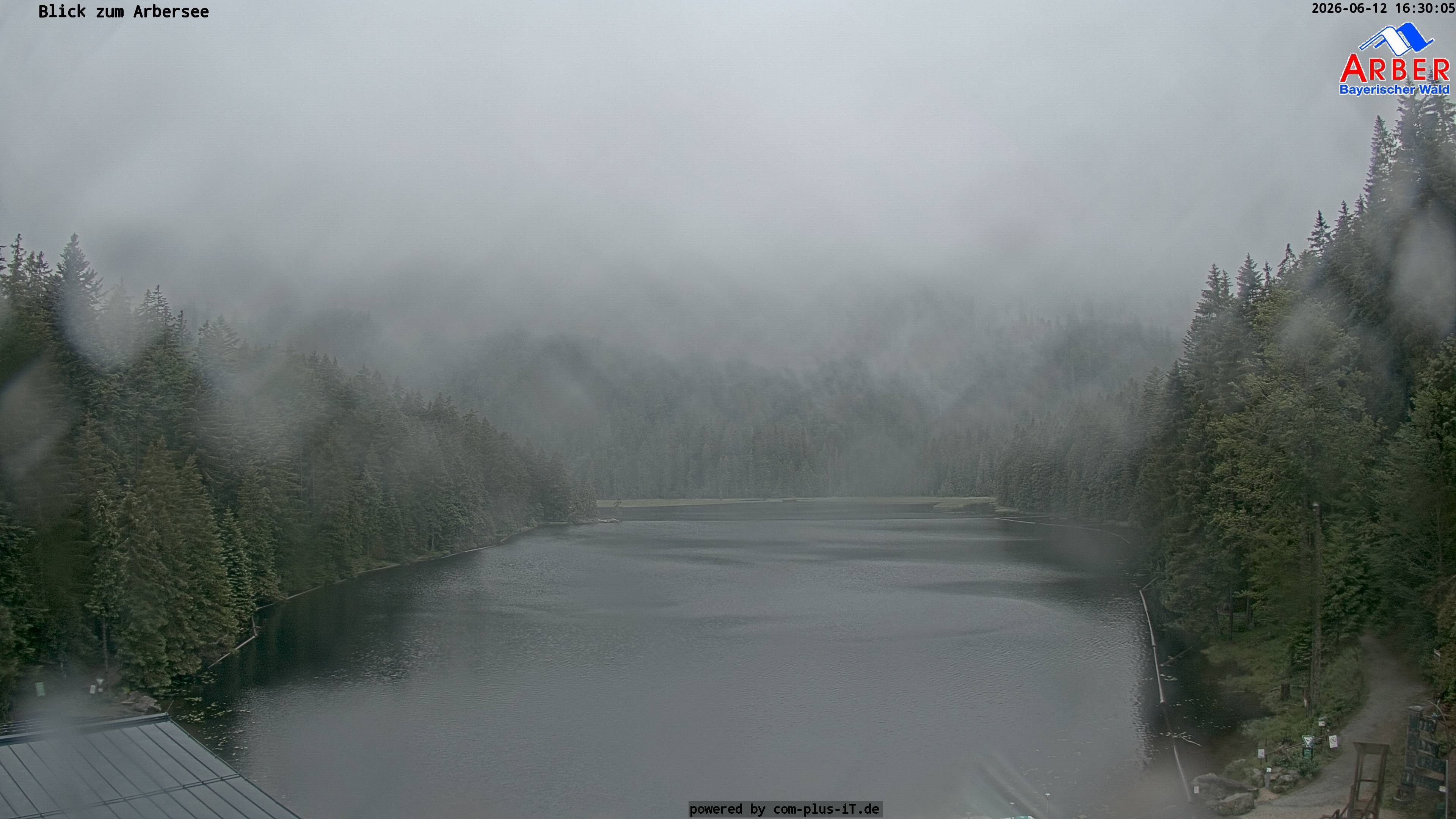 Archived image Webcam Lake "Großer Arbersee" (Bavarian Forest)