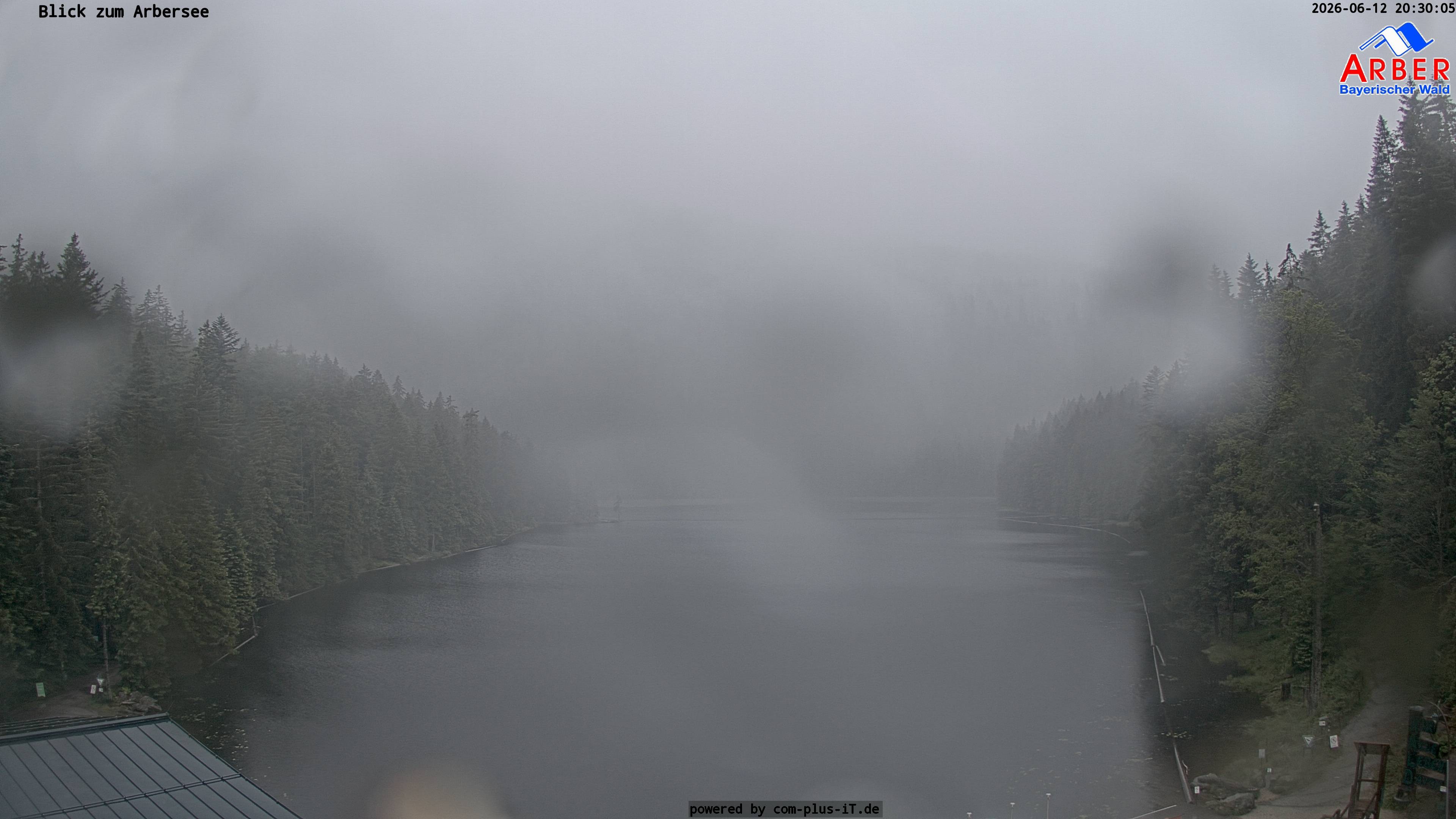Archived image Webcam Lake "Großer Arbersee" (Bavarian Forest)