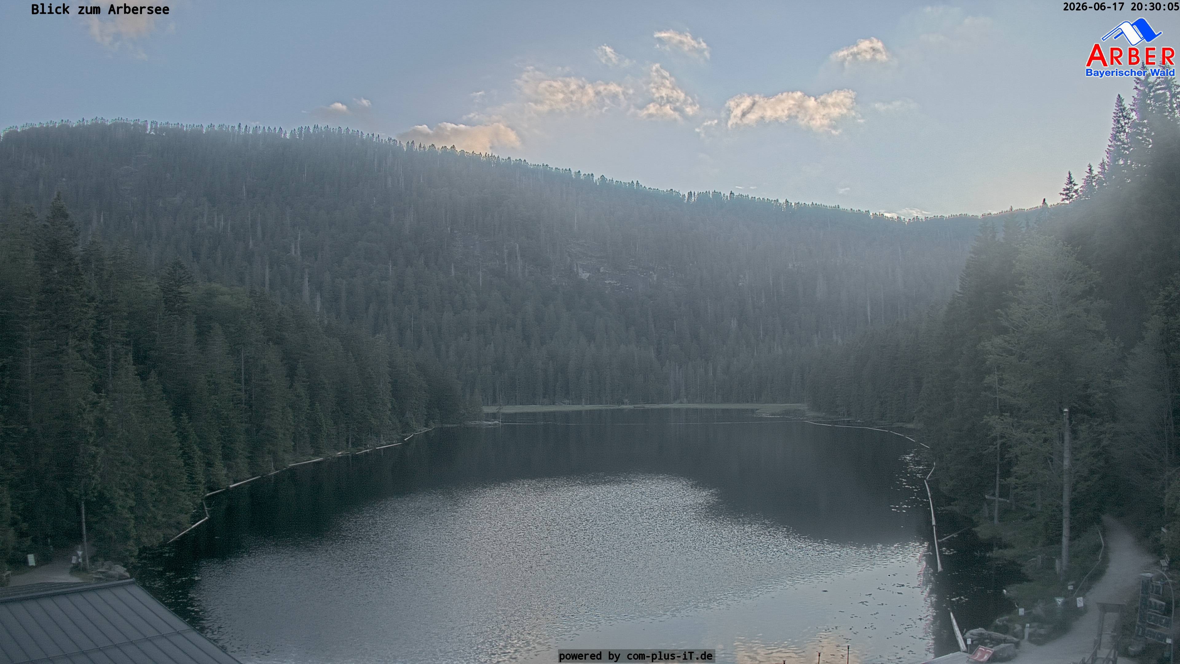 Archived image Webcam Lake "Großer Arbersee" (Bavarian Forest)
